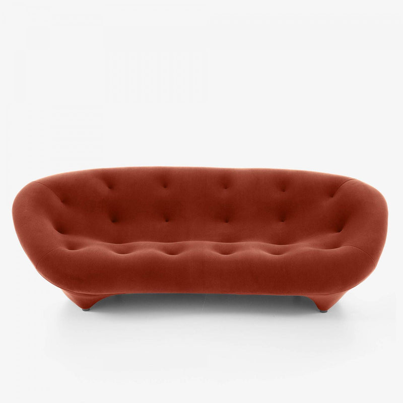 LIGNE ROSET SOFA HIGH BACK PLOUM