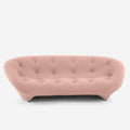 LIGNE ROSET SOFA HIGH BACK PLOUM