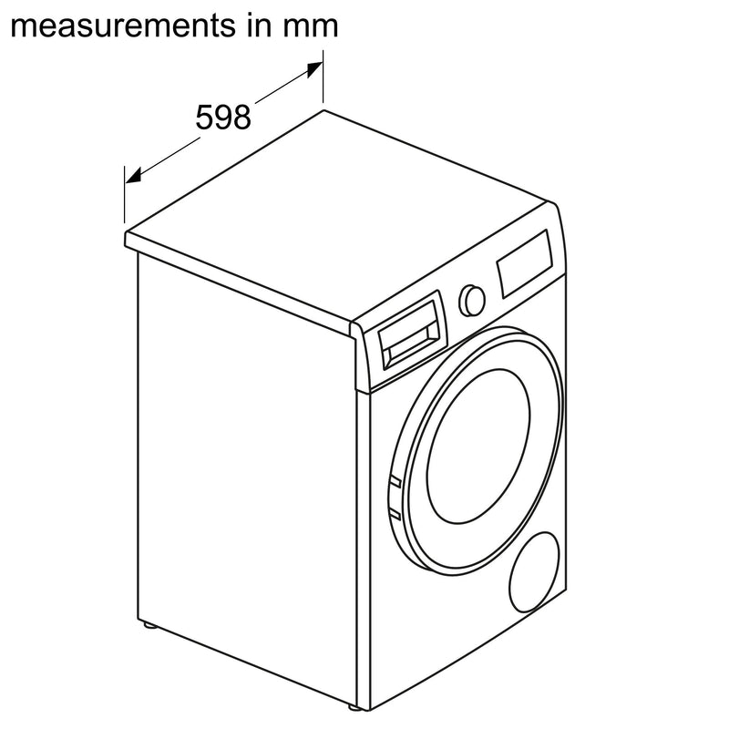 Bosch - Series 4 Washer dryer 8/5 kg 1400 rpm WNA134U8GB