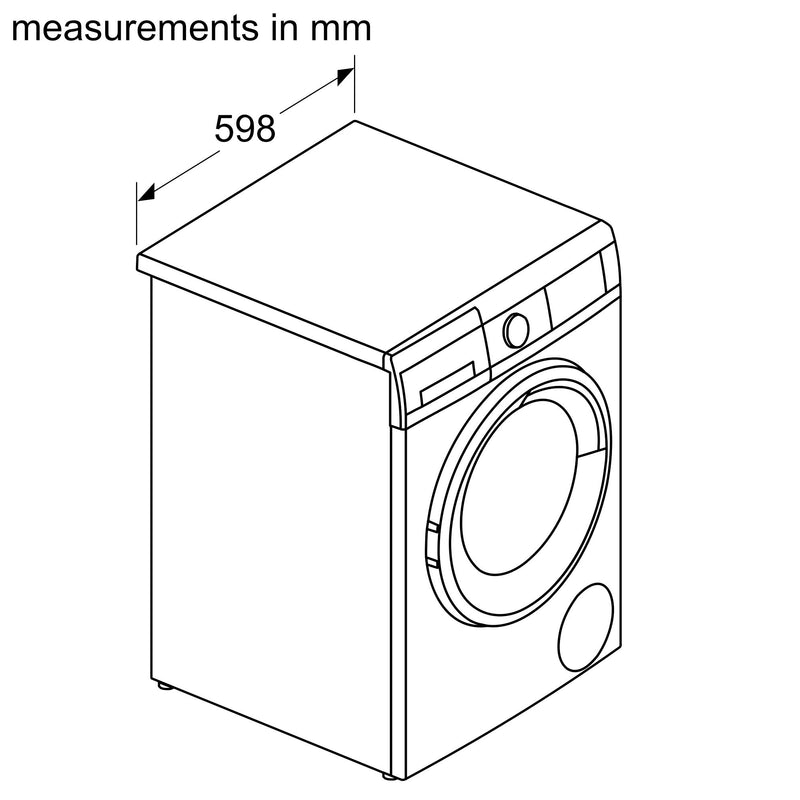 Siemens - iQ300 Washer dryer 8/5 kg 1400 rpm WN34A1U8GB