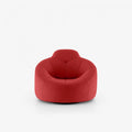 LIGNE ROSET SWIVELLING ARMCHAIR HIGH BACK PUMPKIN