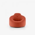 LIGNE ROSET SWIVELLING ARMCHAIR HIGH BACK PUMPKIN