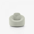 LIGNE ROSET SWIVELLING ARMCHAIR HIGH BACK PUMPKIN