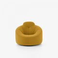 LIGNE ROSET SWIVELLING ARMCHAIR HIGH BACK PUMPKIN