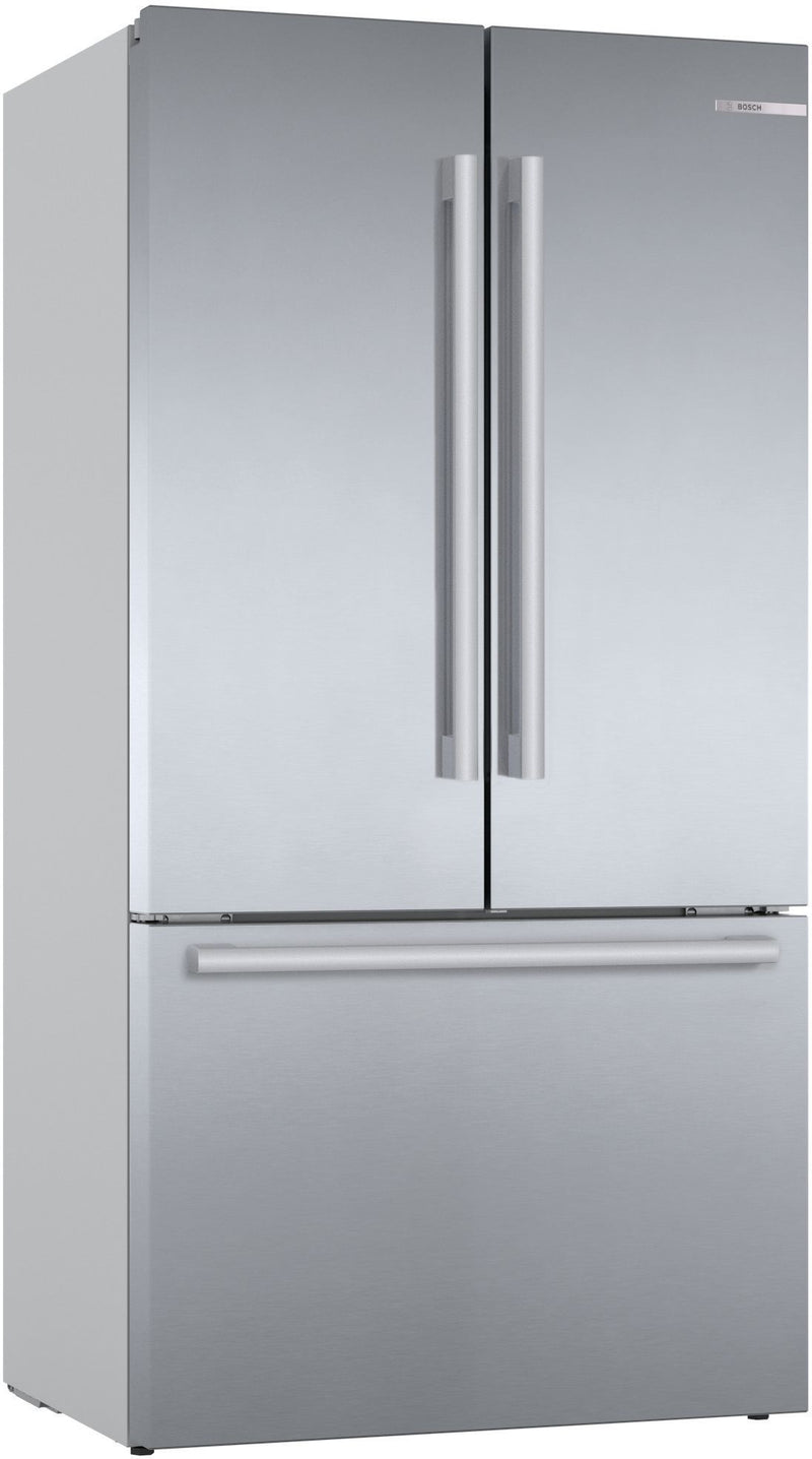 Bosch - Series 8 French door bottom freezer, multi door 183 x 90.5 cm Brushed steel anti-fingerprint KFF96PIEP