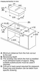 Siemens - iQ300 Induction hob with integrated ventilation system 60 cm surface mount without frame ED611BS16E
