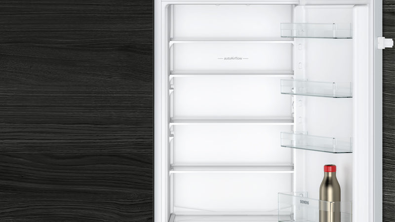 Siemens - iQ100 Built-in fridge-freezer with freezer at bottom 177.2 x 54.1 cm sliding hinge KI87VNSE0G