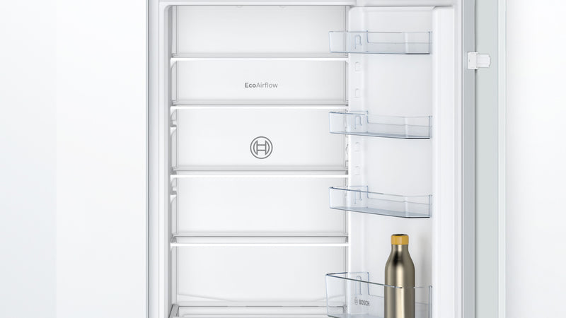 Bosch - Series 2 Built-in fridge-freezer with freezer at bottom 177.2 x 54.1 cm sliding hinge KIV87NSE0G