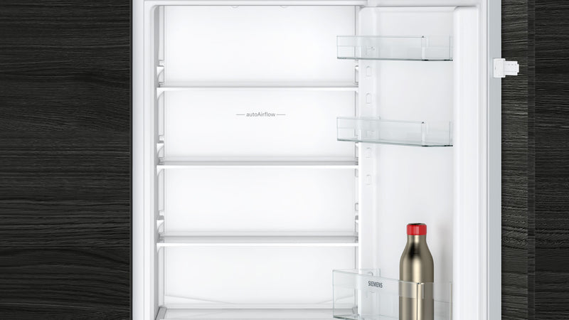 Siemens - IQ100 Built-in Fridge-freezer With Freezer At Bottom 177.2 x 54.1 cm Sliding Hinge KI86NNSF0