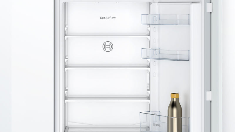 Bosch - Series 2 Built-in fridge-freezer with freezer at bottom 177.2 x 54.1 cm flat hinge KIN86NFE0G