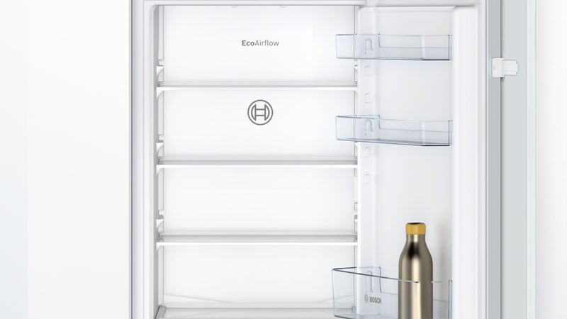 Bosch - Series 2 Built-in fridge-freezer with freezer at bottom 177.2 x 54.1 cm sliding hinge KIN86NSE0G