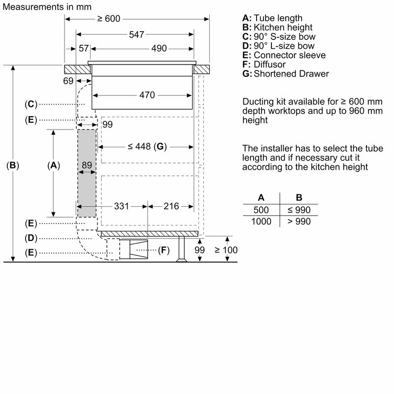 Bosch - Series 4 Induction hob with integrated ventilation system 80 cm surface mount without frame PVS811B16E