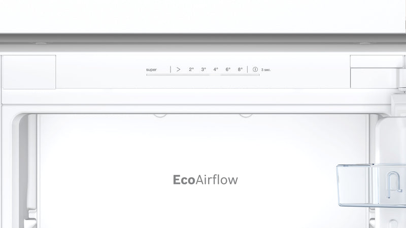 Bosch - 系列 2 內置冷藏冷凍櫃，冷凍室位於底部 177.2 x 54.1 公分滑動鉸鏈 KIN85NSE0G
