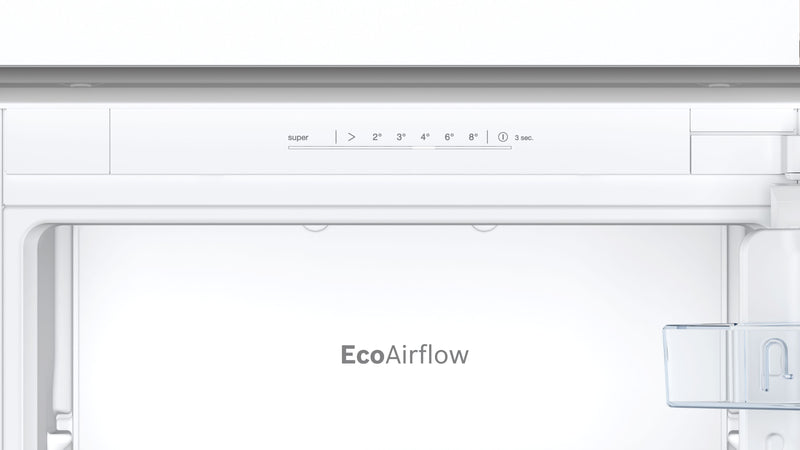Bosch - 系列 2 內置冷藏冷凍櫃，冷凍室位於底部 177.2 x 54.1 公分滑動鉸鏈 KIN86NSE0G