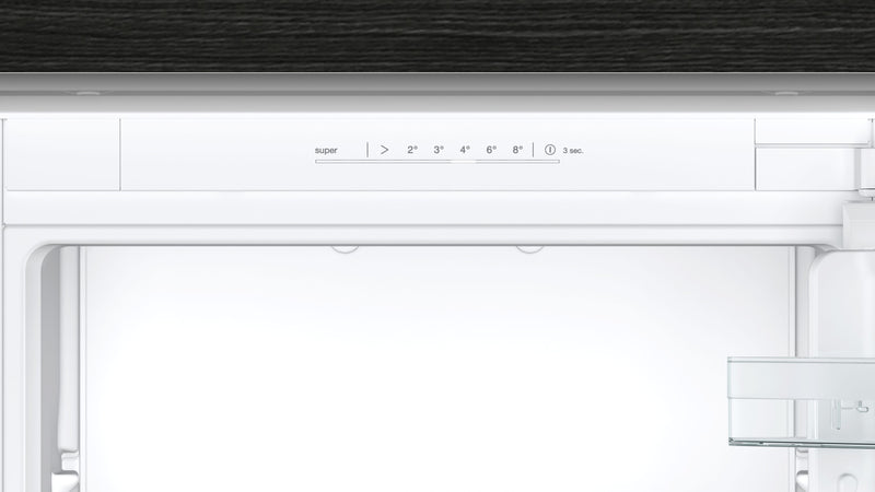 Siemens - IQ100 Built-in Fridge-freezer With Freezer At Bottom 177.2 x 54.1 cm Sliding Hinge KI86NNSF0