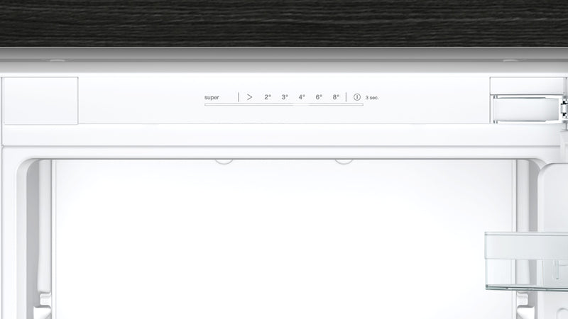 Siemens - iQ100 Built-in fridge-freezer with freezer at bottom 177.2 x 54.1 cm flat hinge KI85NNFE0G