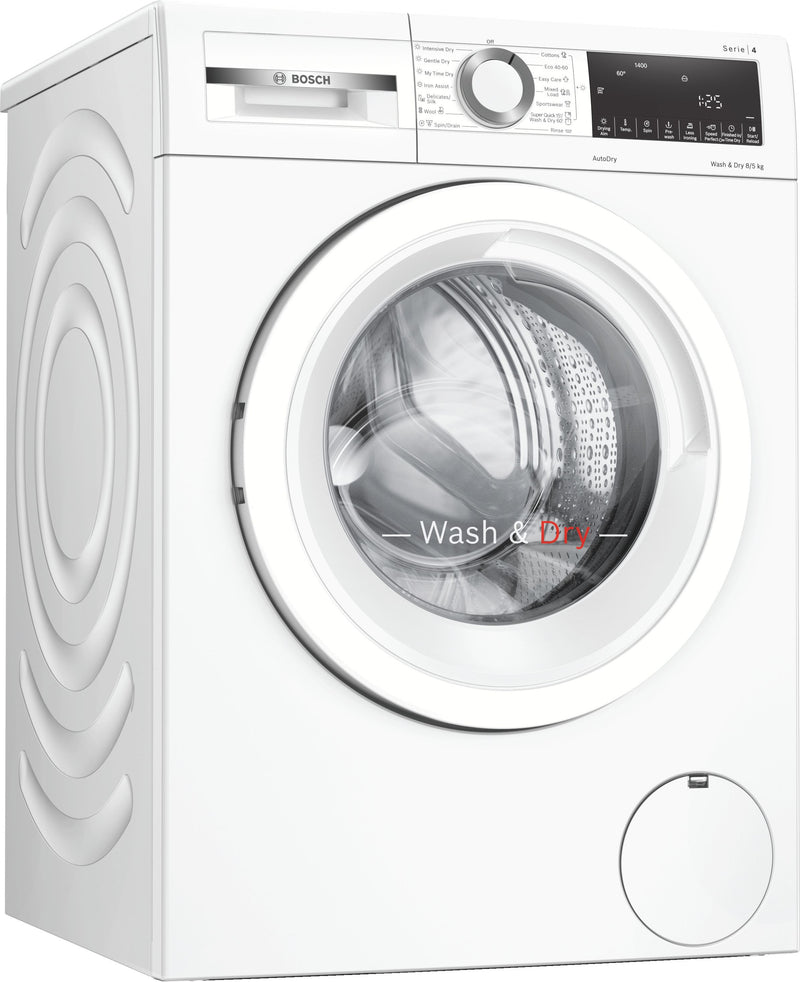 Bosch - Series 4 Washer dryer 8/5 kg 1400 rpm WNA134U8GB