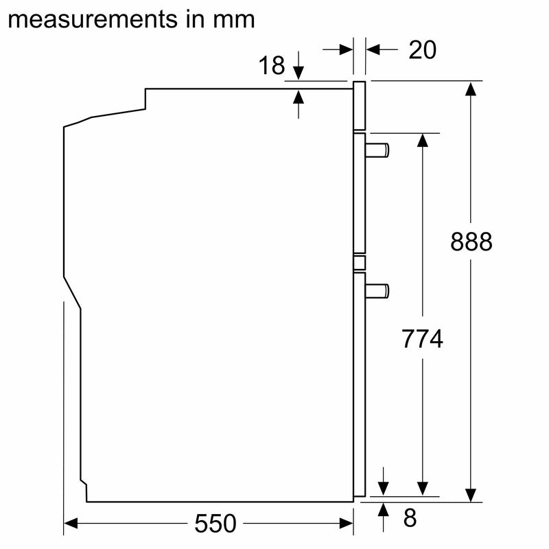 博世-系列| 2 內建雙層烤箱 不銹鋼 MHA133BR0B