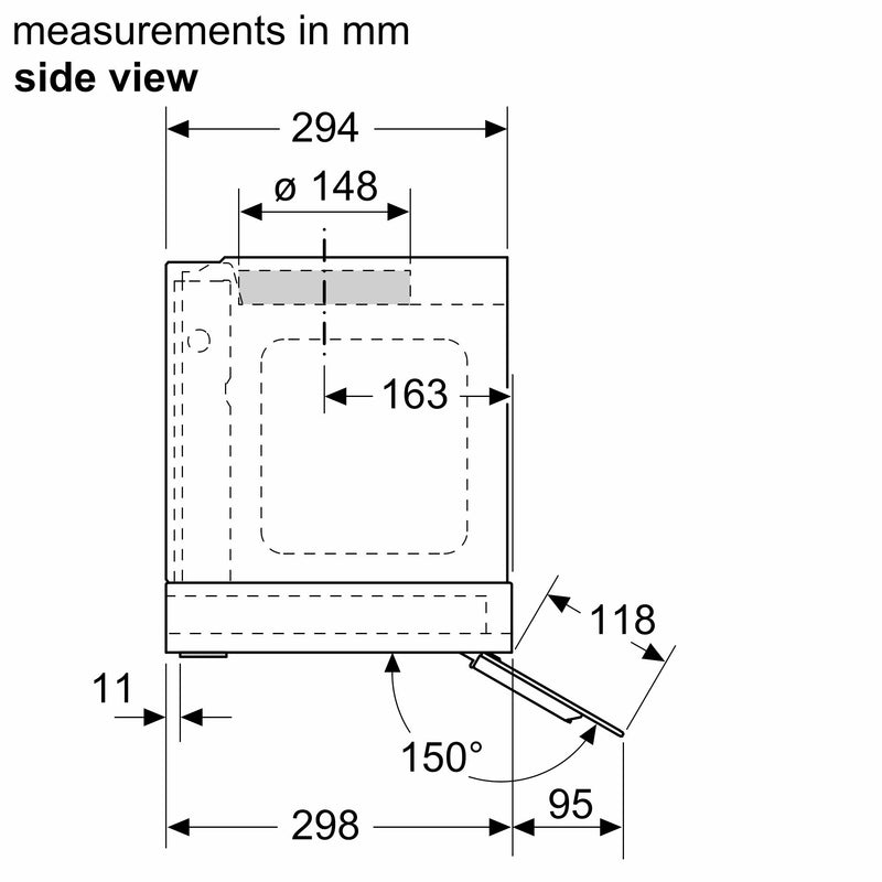 西門子 - iQ500 整合式設計煙罩 90 公分透明玻璃黑色印刷 LJ97BAM60B