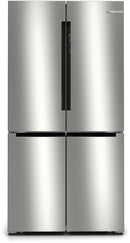 Bosch - Series 4 French door bottom freezer, multi door 183 x 90.5 cm Brushed steel anti-fingerprint KFN96APEAG