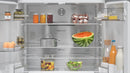 Bosch - Series 4 French door bottom freezer, multi door 183 x 90.5 cm Brushed steel anti-fingerprint KFN96APEAG