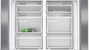 Siemens - iQ300 French door bottom freezer, multi door 183 x 90.5 cm Brushed black steel antiFingerprint KF96NAXEAG