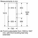 西門子 - iQ700 法式門底玻璃 183 x 90.5 公分 黑色 KF96RSBEA