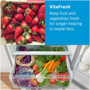 博世-系列| 4 獨立式冰箱，冷凍室位於底部 203 x 70 公分 不鏽鋼外觀 KGN49XLEA