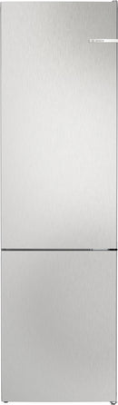 Bosch - Series 4 Free-standing fridge-freezer with freezer at bottom 203 x 60 cm Stainless steel look KGN392LDFG
