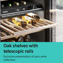 Siemens - IQ500 Wine Cooler With Glass Door 82 x 60 cm KU21WAHG0G