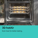 Siemens - IQ500 Built-in Oven With Added Steam Function 60 x 60 cm Stainless Steel HR578G5S6B