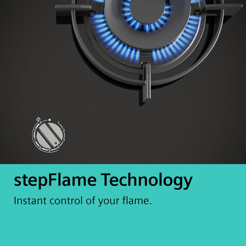 Siemens - iQ700 Gas hob 90 cm Ceramic, Black ER9A6SB70
