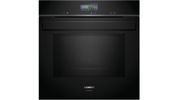 Siemens - iQ700 Built-in oven with microwave function 60 x 60 cm Black - HM976GMB1B