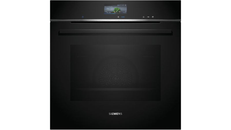 Siemens - iQ700 Built-in oven with added steam function 60 x 60 cm Black - HR776G1B1B