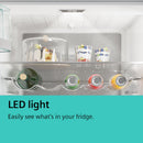 Siemens - iQ100 Built-in fridge-freezer with freezer at bottom 177.2 x 54.1 cm flat hinge KI85NNFE0G