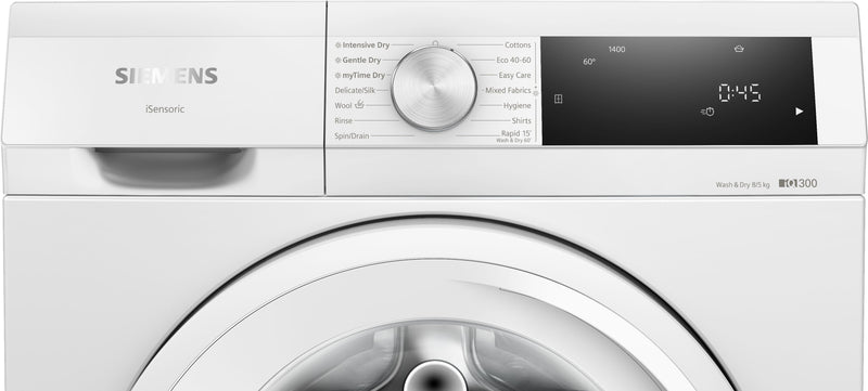 Siemens - iQ300 Washer dryer 8/5 kg 1400 rpm WN34A1U8GB