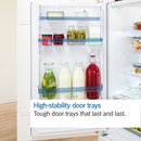 Bosch - Series 4 Built-in fridge-freezer with freezer at bottom 193.5 x 55.8 cm flat hinge KIN96VFD0