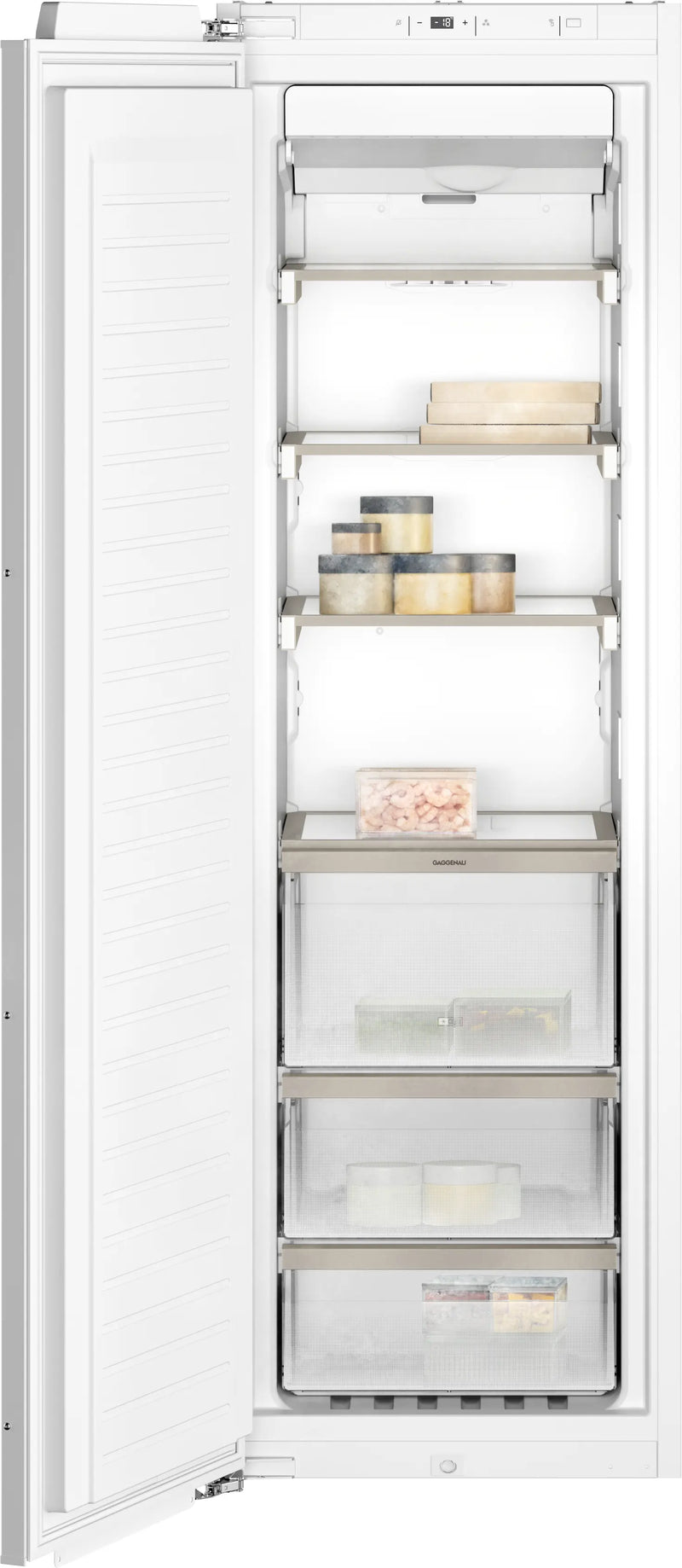 Gaggenau 200 series Vario freezer 177.2x55.8cm soft close flat hinge RF287370