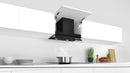 Bosch - Series 6 Integrated Design Hood 60 cm clear glass black printed DBB67AM60B