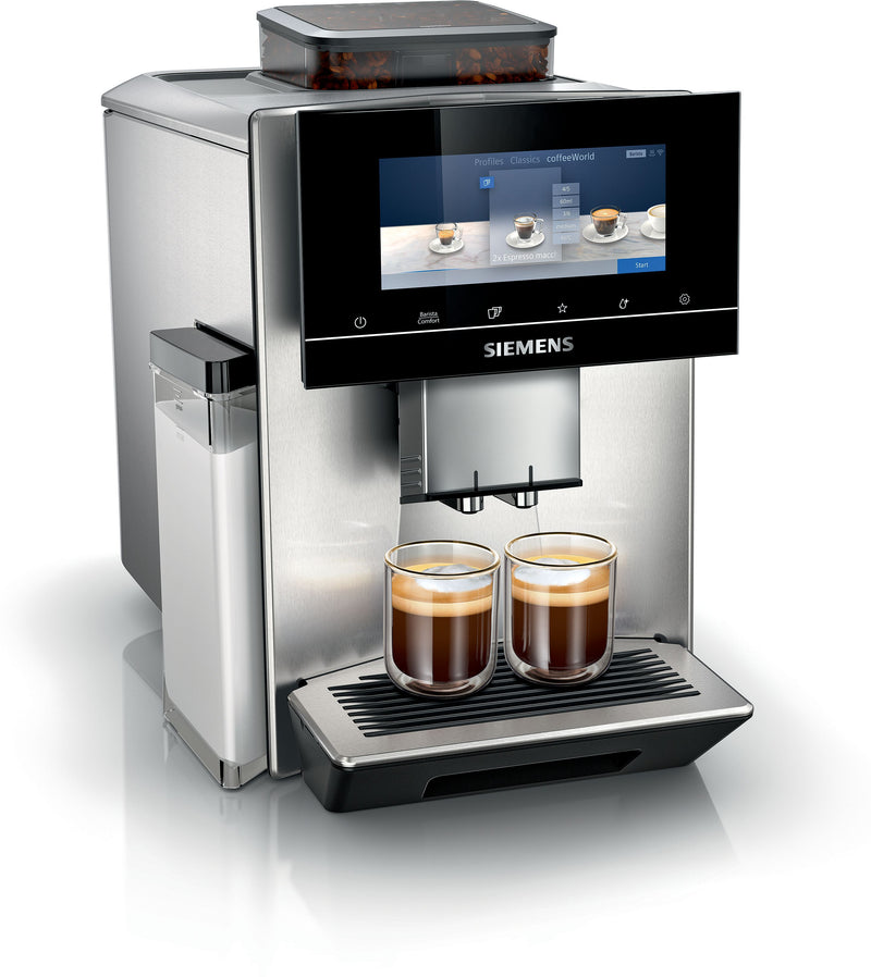 Siemens - Fully automatic coffee machine EQ900 Stainless steel, Removable water tank TQ905GB3