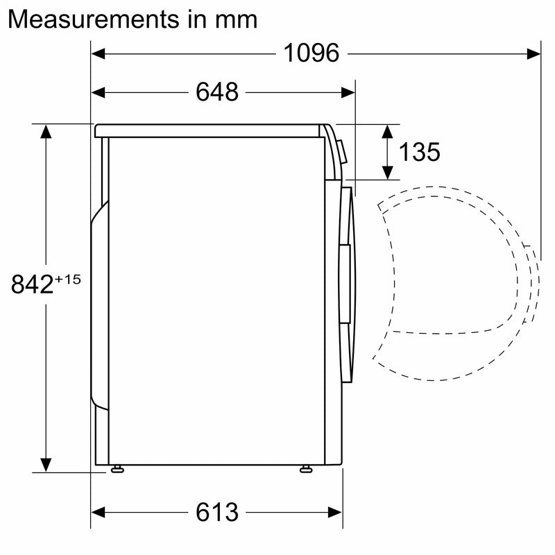 Bosch - 系列 6 熱泵滾筒烘乾機 9 公斤 銀不鏽鋼 WQG245S9GB