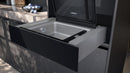 Siemens - iQ700 Built-in vacuum drawer 60 x 14 cm Black BV910E1B1