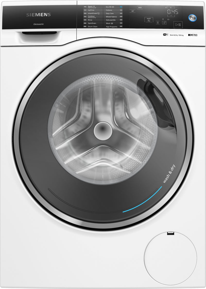 Siemens - iQ700 Washer dryer 10/6 kg 1400 rpm WD4HU541GB