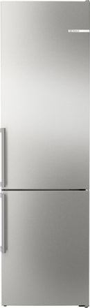 Bosch - Series 6 Free-standing fridge-freezer with freezer at bottom 203 x 60 cm Brushed steel anti-fingerprint KGN39AIAT