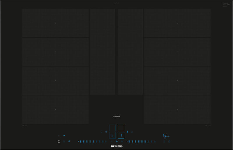 Siemens - iQ700 Induction hob 80 cm Black, EX877NYV6E