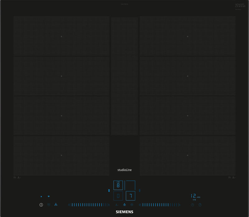 Siemens - iQ700 Induction hob 60 cm Black, EX677NYV6E