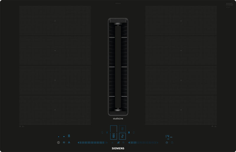 Siemens - iQ700 Induction hob with integrated ventilation system 80 cm flush mount EX807NX68E