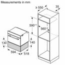 Siemens - iQ700 Built-in warming drawer 60 x 14 cm Black BI710C1B1B