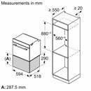 Siemens - iQ700 Built-in warming drawer 60 x 29 cm Black BI710D1B1B