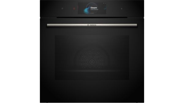 Bosch - Series 8 Built-in oven with steam function 60 x 60 cm Black - HSG7584B1